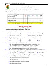 Đề cương ôn tập Học kì 1 Toán 11 trường THPT Việt Đức (Hà Nội) năm 2025–2026